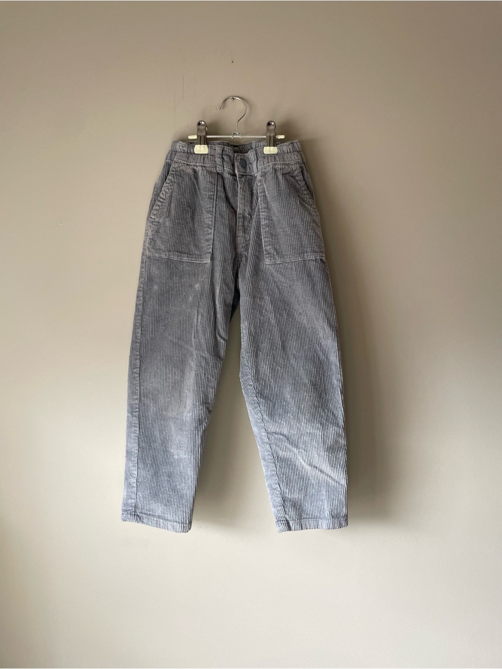 Zara Boys Gray Corduroy Pants - Classic Casual Fit (5/6) EUC